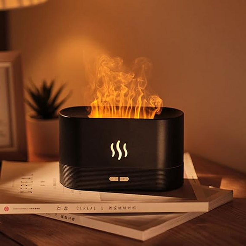 Transform Your Home into a Cozy Oasis with the Flame Essential Oil Diffuser