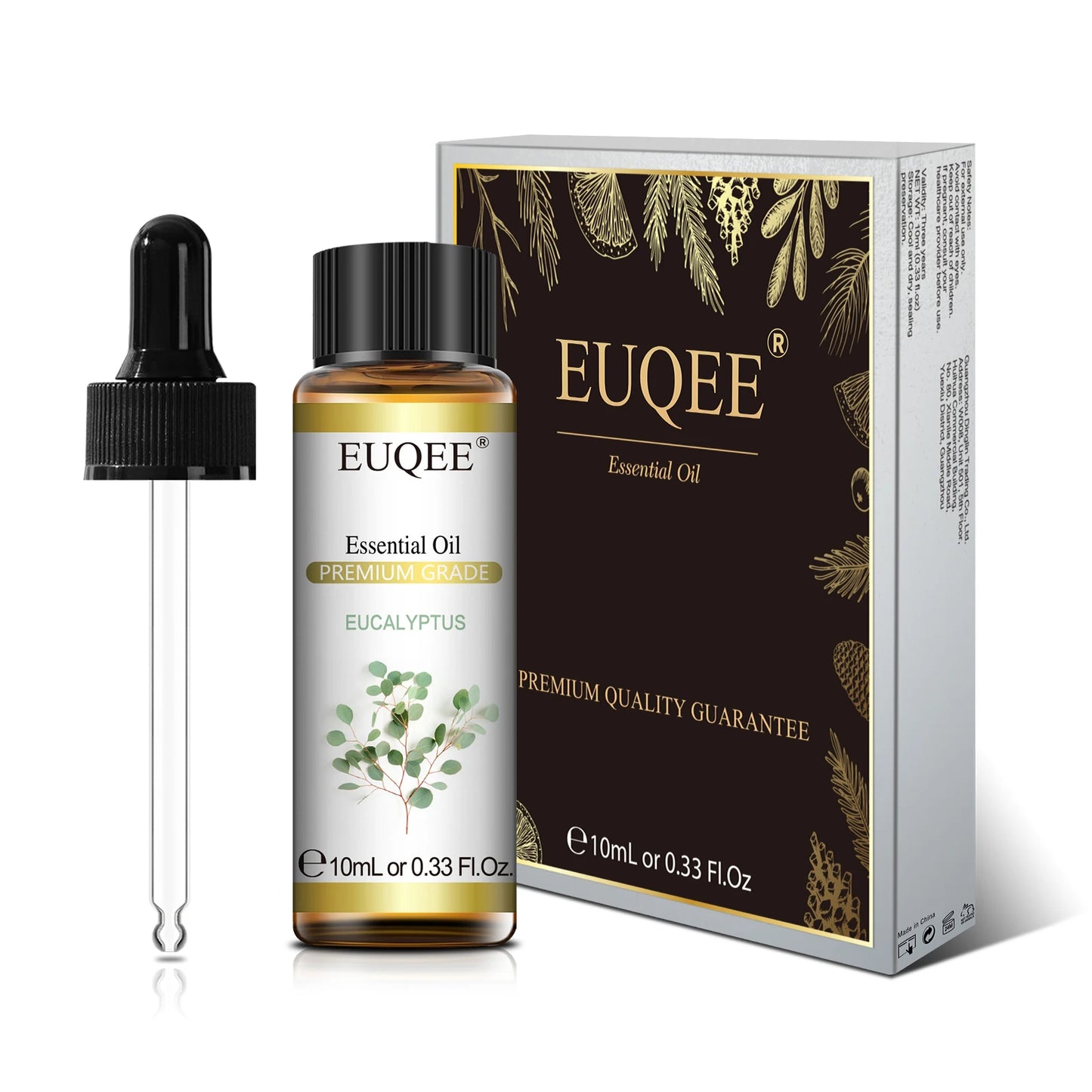 Indulge Your Senses with 10ml Natural Plant Essential Oils - Lavender, Jasmine, Eucalyptus, and Vanilla for Diffusers & Humidifiers