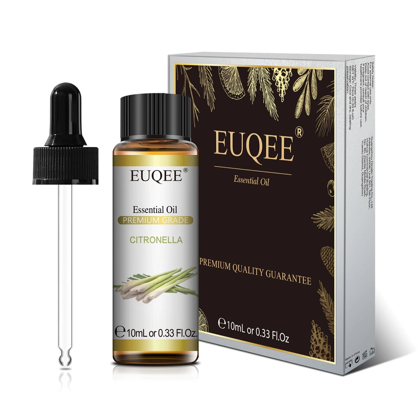 Indulge Your Senses with 10ml Natural Plant Essential Oils - Lavender, Jasmine, Eucalyptus, and Vanilla for Diffusers & Humidifiers