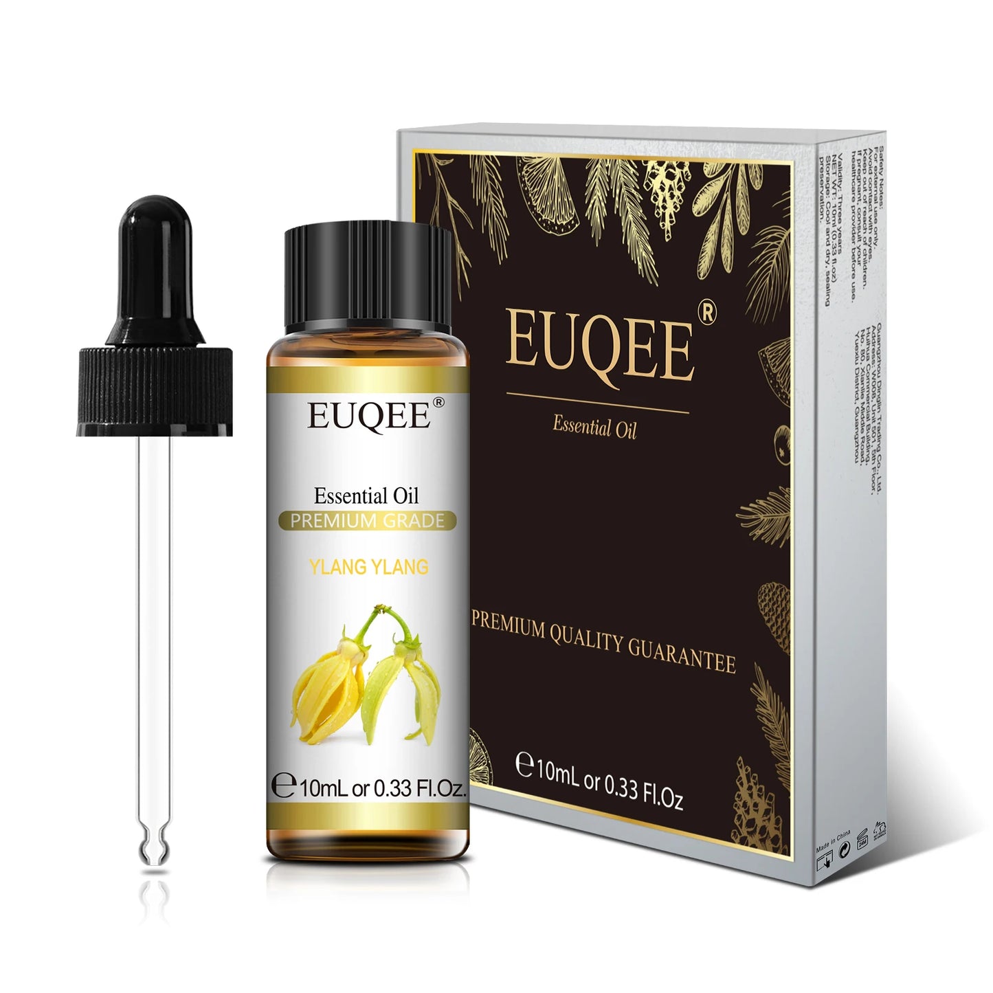 Indulge Your Senses with 10ml Natural Plant Essential Oils - Lavender, Jasmine, Eucalyptus, and Vanilla for Diffusers & Humidifiers