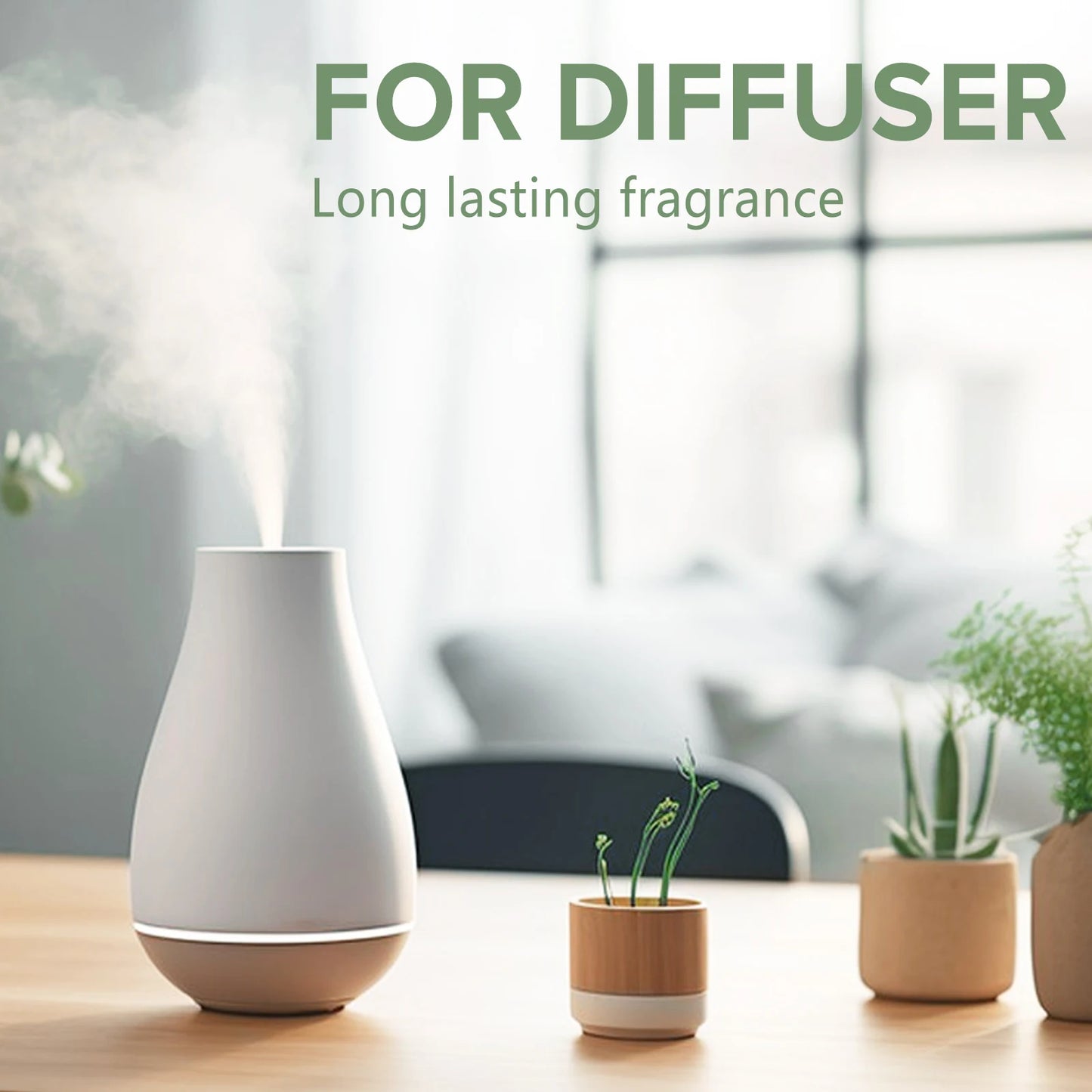 Natural Plant Essential Oil 10ml - Eucalyptus, Rose, Lemon, Bergamot, Vanilla, and Peppermint for Aromatherapy and Diffusers