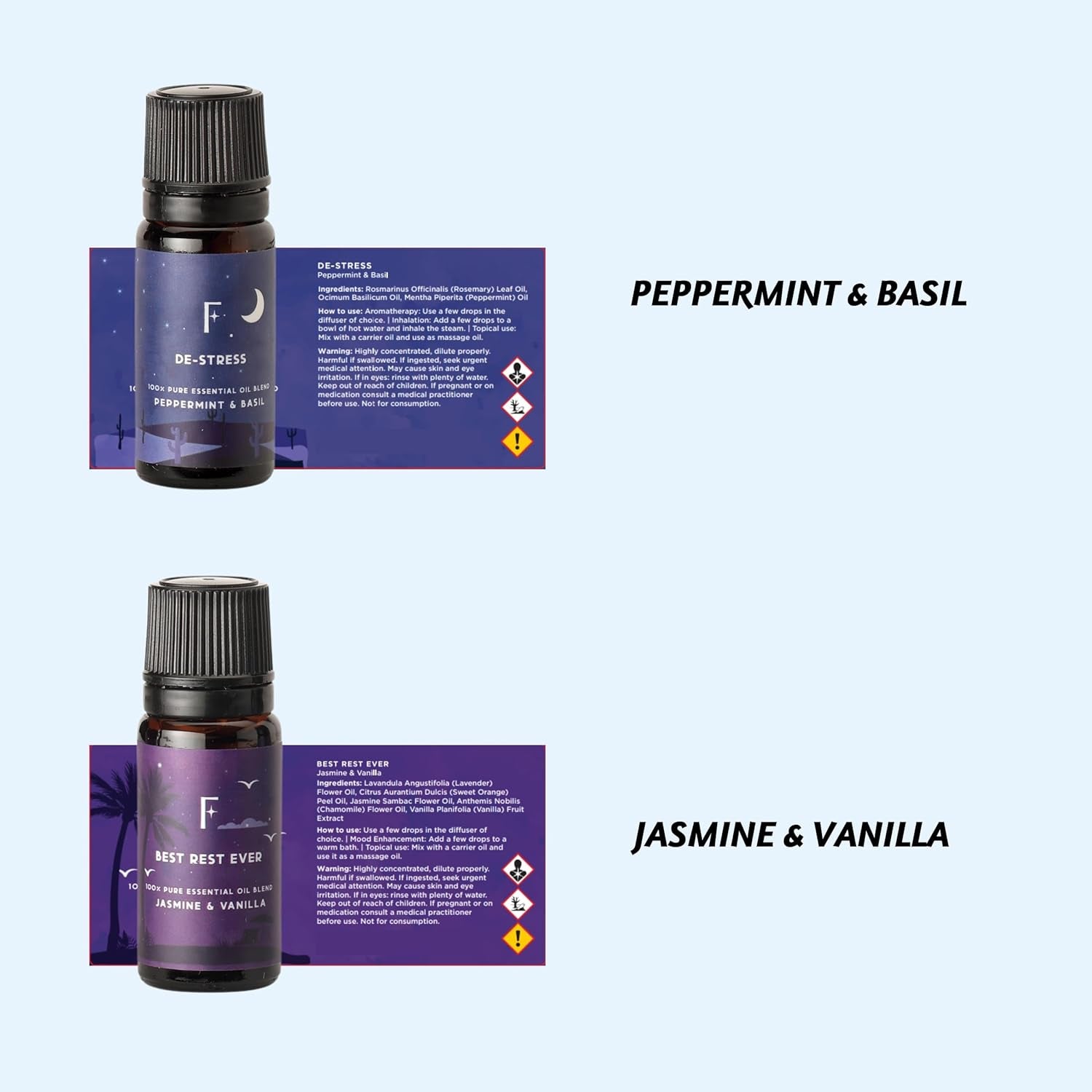 Sleep Essential Oils Set: Snooze Your Way to Bliss with 6 Pure Aromatic Wonders for Your Diffuser!