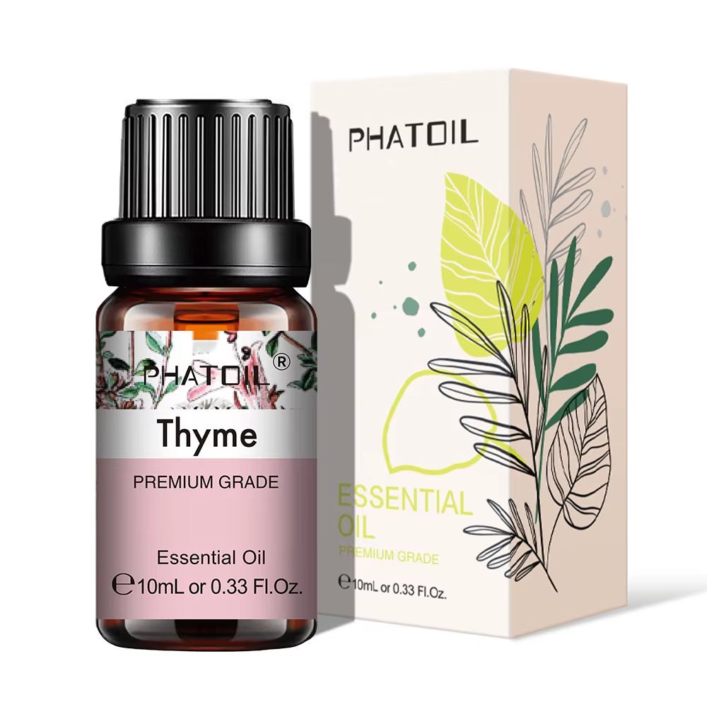 Natural Plant Essential Oil 10ml - Eucalyptus, Rose, Lemon, Bergamot, Vanilla, and Peppermint for Aromatherapy and Diffusers