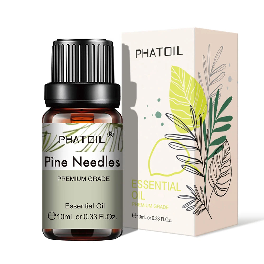 Natural Plant Essential Oil 10ml - Eucalyptus, Rose, Lemon, Bergamot, Vanilla, and Peppermint for Aromatherapy and Diffusers
