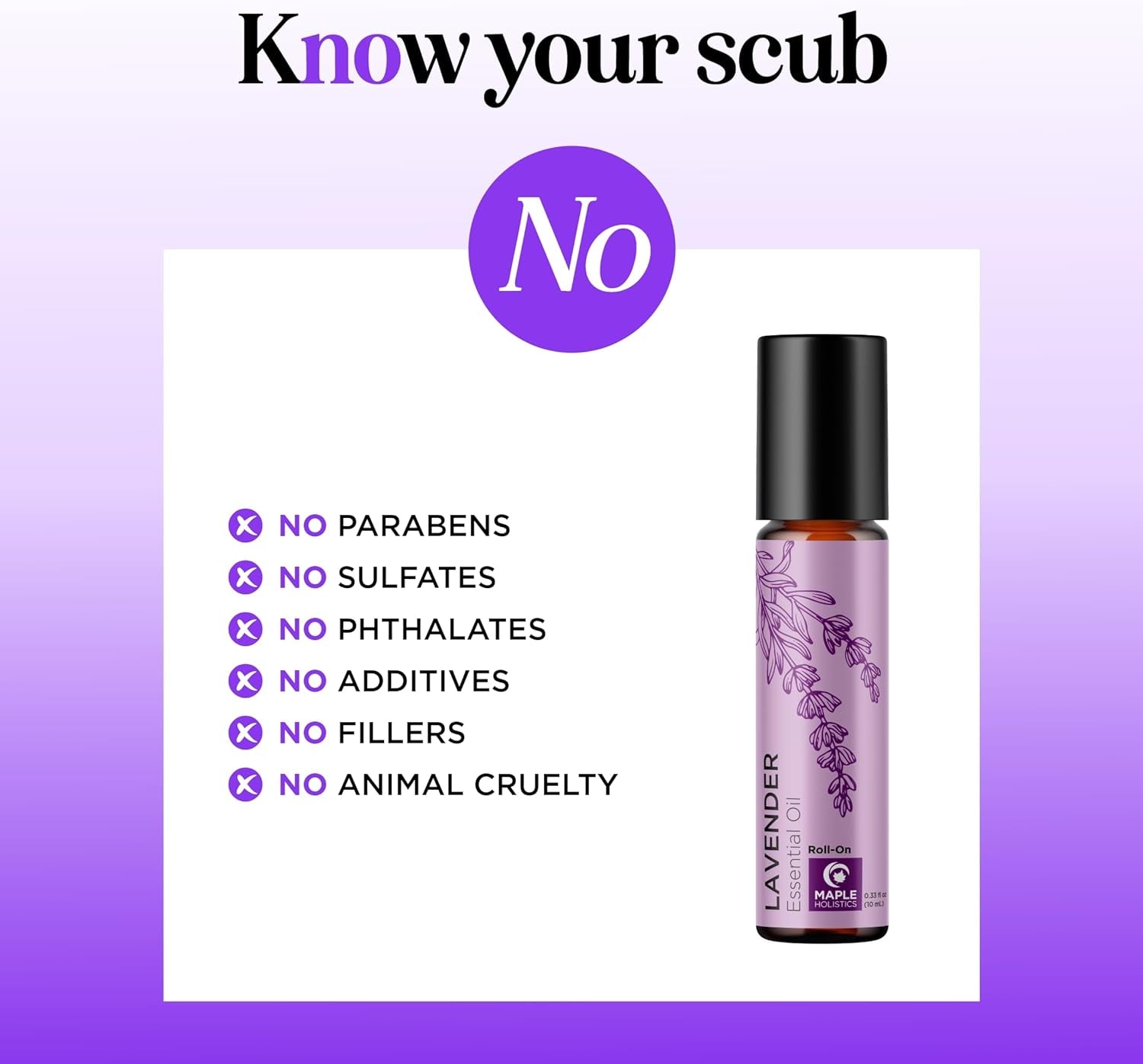 Lavender Essential Oil Roll-On: Your Go-To Sleep Buddy for Headaches and Chill Vibes – Pre-Diluted Natural Magic in a Bottle!